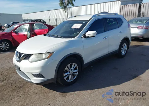 2015 Nissan Rogue Sv z USA, uszkodzony, nr VIN KNMAT2MV0FP552451